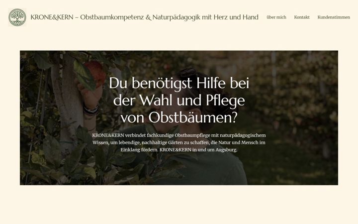Screenshot of kroneundkern.de
