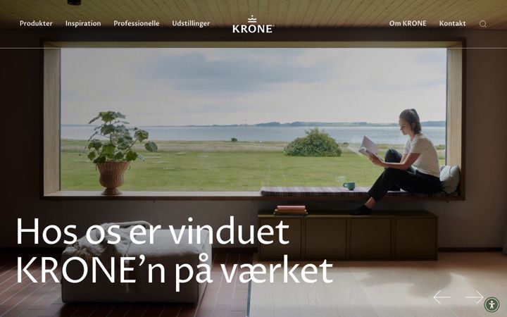 Screenshot von kronevinduer.dk