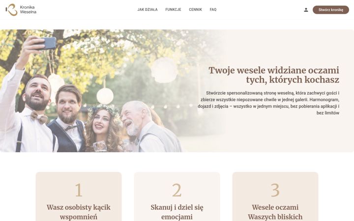 Screenshot of kronikaweselna.pl
