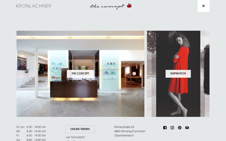 Screenshot of kronlachner.com