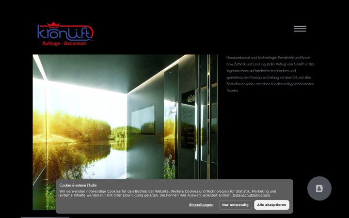 Screenshot of kronlift.com