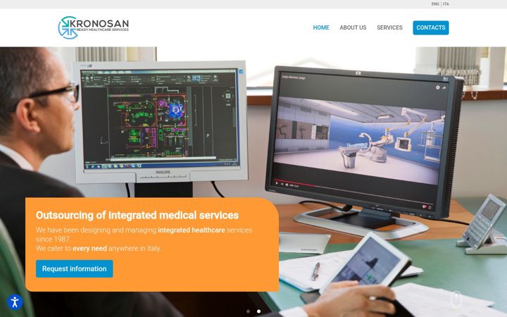 Screenshot of kronosan.it