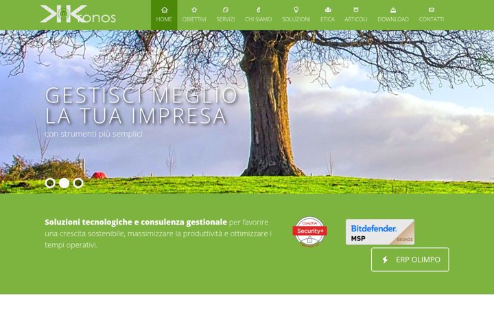 Screenshot of kronositalia.com