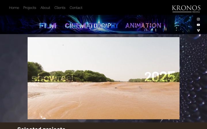 Screenshot of kronosmedia.at
