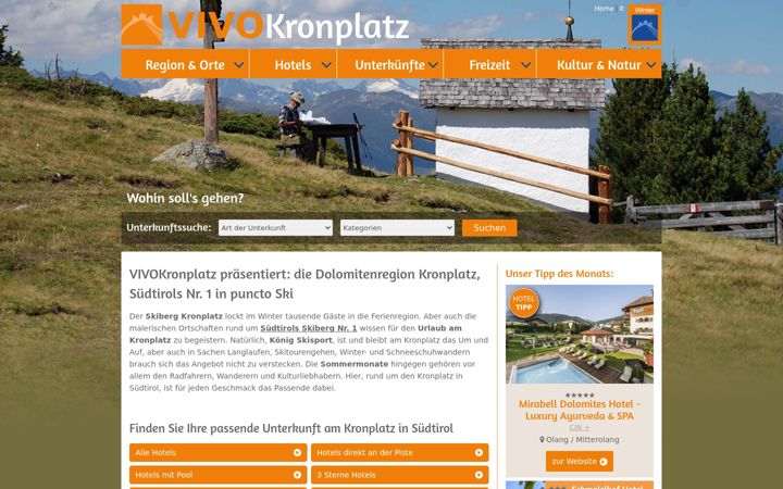 Screenshot of kronplatz.net