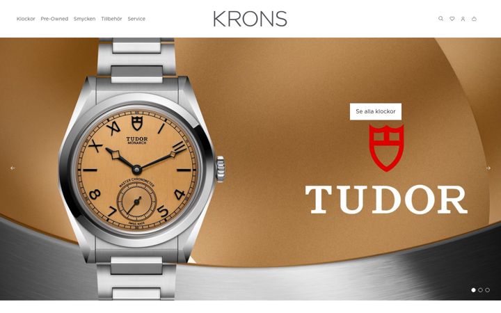 Screenshot of krons.se