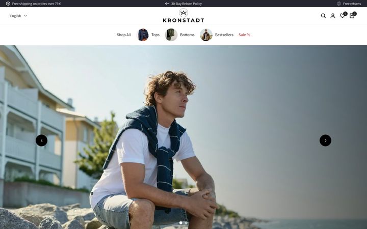 Screenshot of kronstadtbrand.com