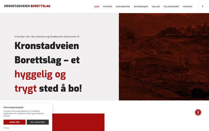 Screenshot of kronstadveien.no
