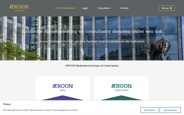 Screenshot of kroonnederland.nl