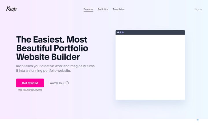 Screenshot of krop.com