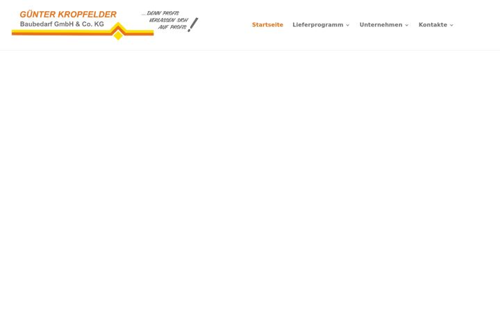 Screenshot of kropfelder.de