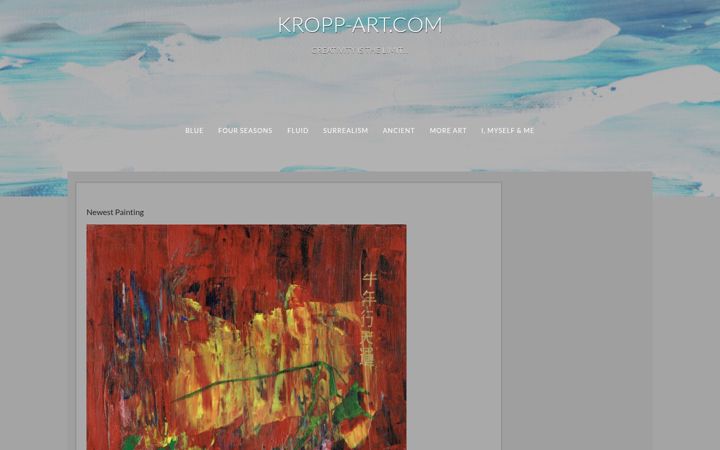 Screenshot of kropp-art.com
