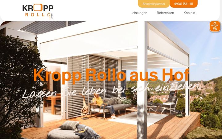 Screenshot of kropp-rollo.de
