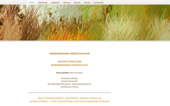 Screenshot of kropparennox.fi