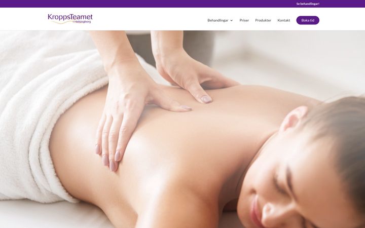 Screenshot of kroppsteamet.com