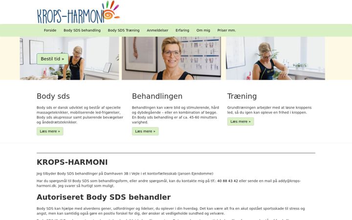 Screenshot of krops-harmoni.dk
