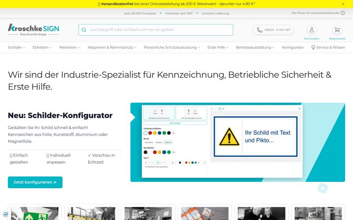 Screenshot of kroschke.at