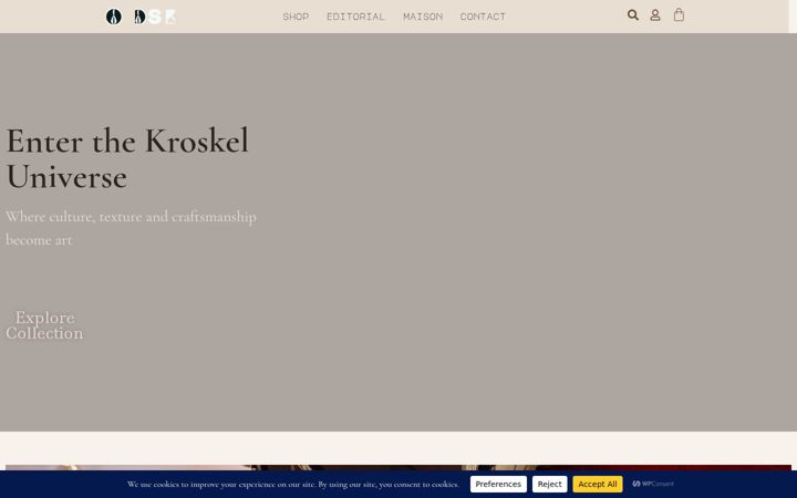 Snimka zaslona za kroskel.com