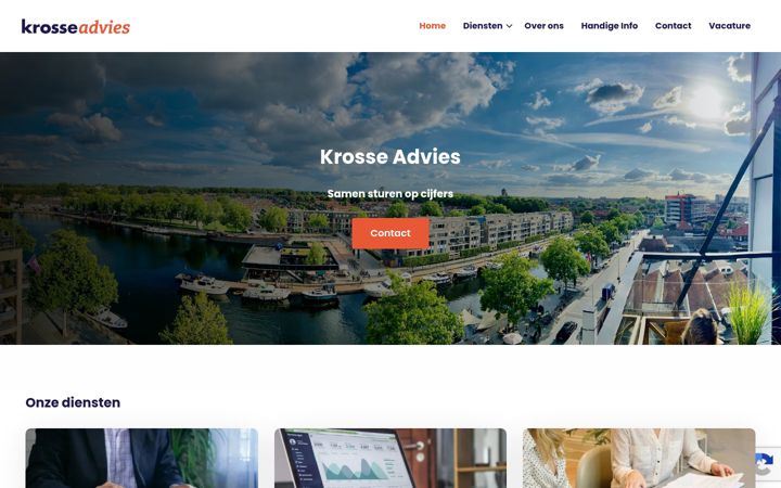 Screenshot of krosseadvies.nl