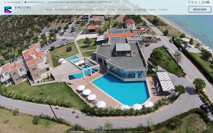 Screenshot of krotiriresort.gr