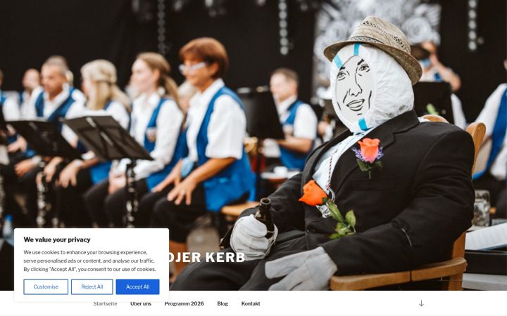 Screenshot of krotzebojer-kerb.de