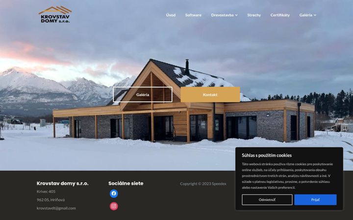 Screenshot of krovstav-domy.sk