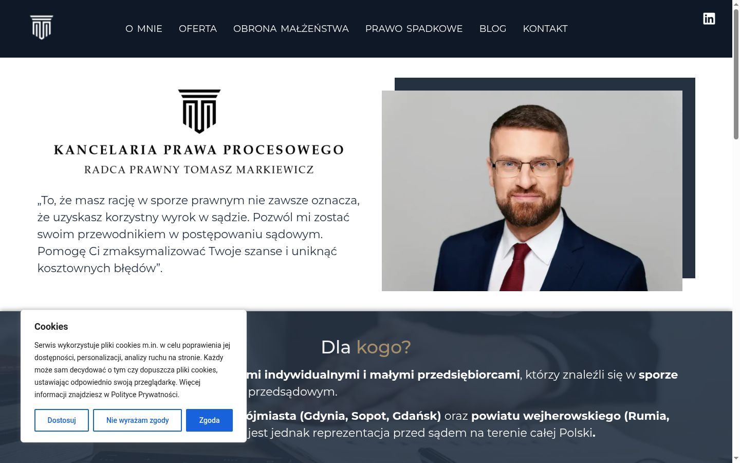 Posnetek zaslona pasice za privolitev, prikazane pred kakršno koli interakcijo