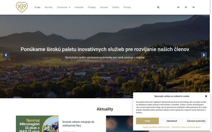 Screenshot of krr.sk