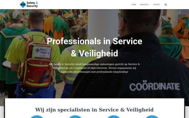 Screenshot of krsafetyensecurity.com
