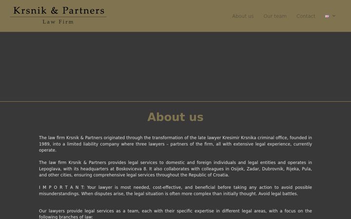 Screenshot of krsnikipartneri.hr
