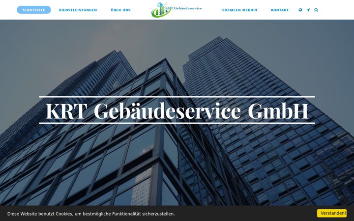 Screenshot of krt-gebaeudeservice.de