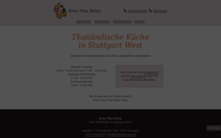 Screenshot of kruathaibolan.de