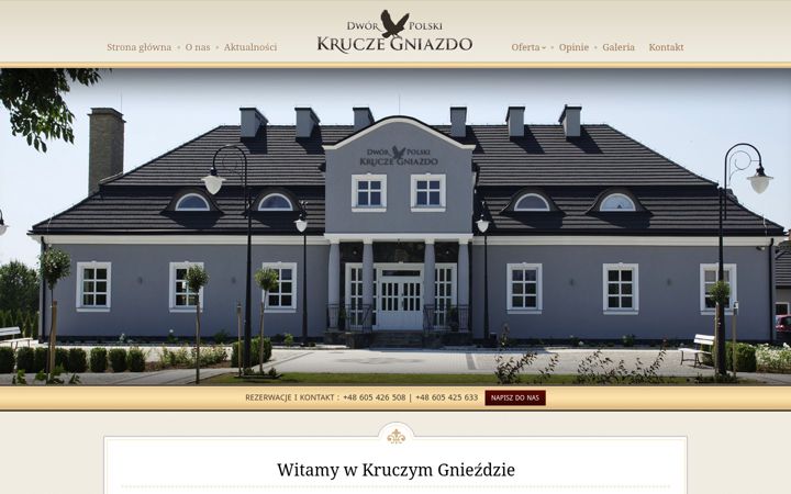 Screenshot of kruczegniazdo.pl