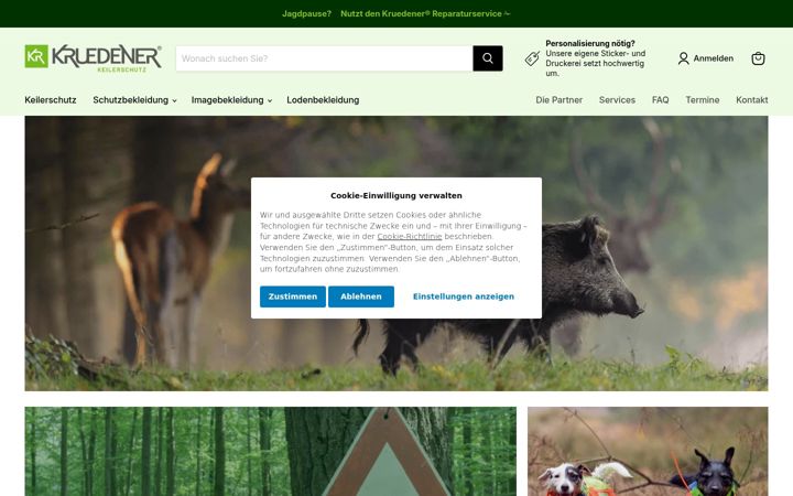 Screenshot of kruedener.com