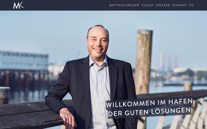 Ekraanipilt saidist krueger-psychologie.de