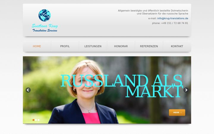 Screenshot of krug-translations.de