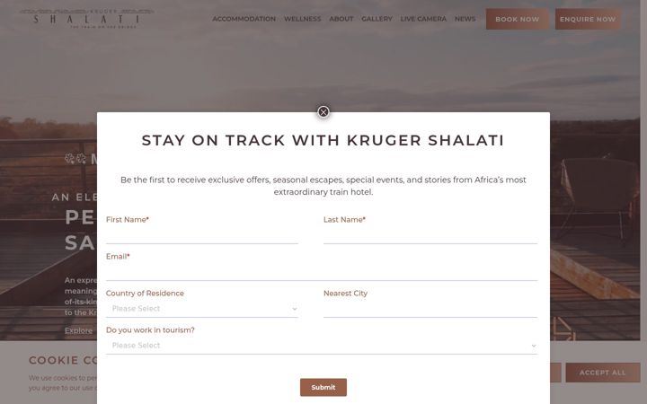 Screenshot of krugershalati.com