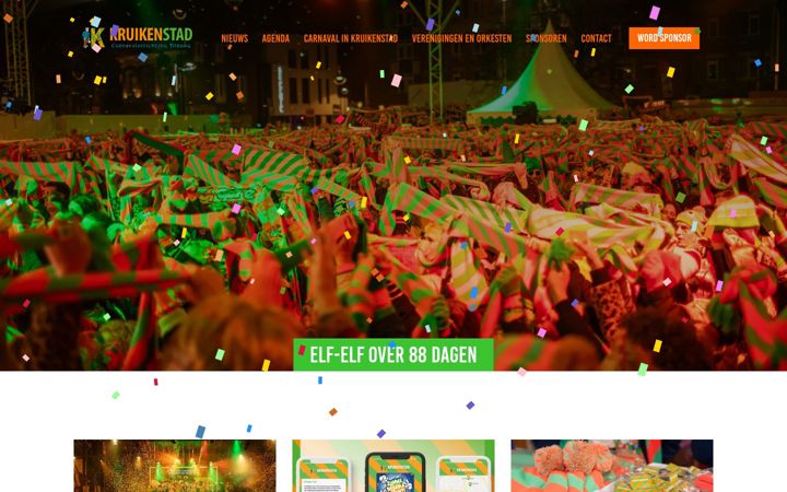 Screenshot of kruikenstad.nl