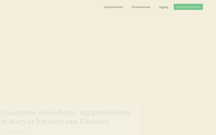 Screenshot of kruishove.be