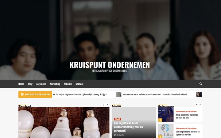 Screenshot of kruispunt-ondernemen.nl