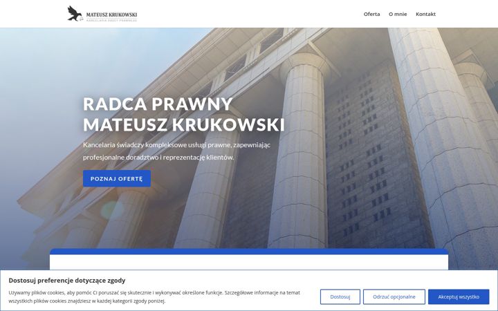 Screenshot of krukowskiradca.pl