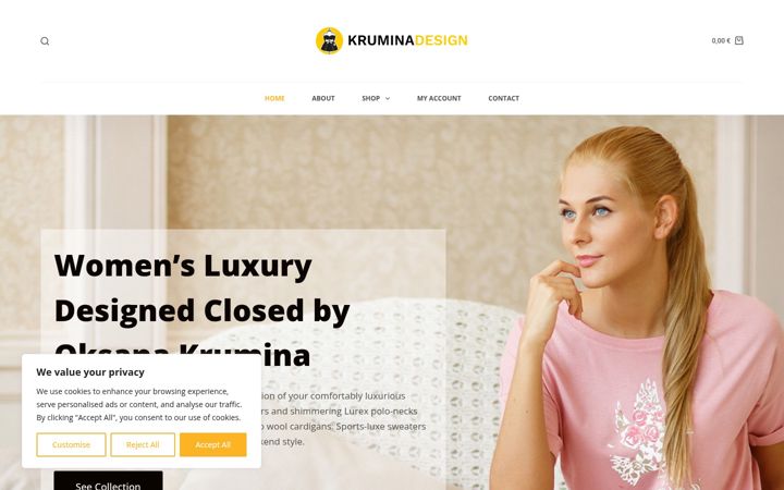 Captură de ecran a kruminadesign.com