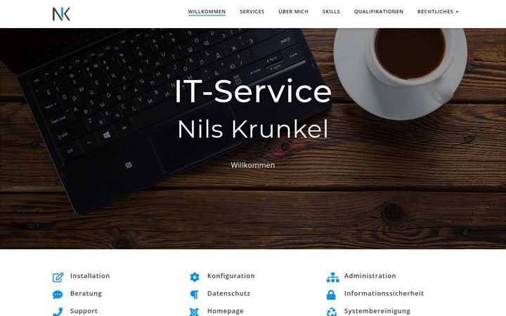 Screenshot of krunkel.it