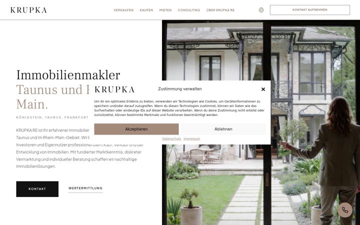 Screenshot stránky krupka-re.com