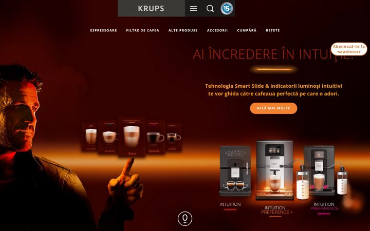 Screenshot of krups.ro