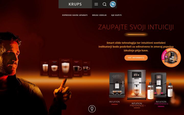 Screenshot of krups.si
