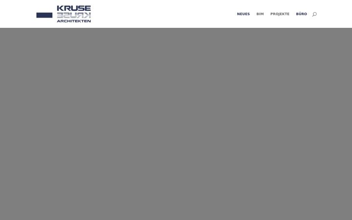 Screenshot stránky kruse-architekten.com