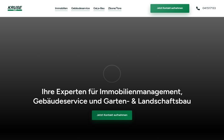 Screenshot of kruse-dienstleistungen.de