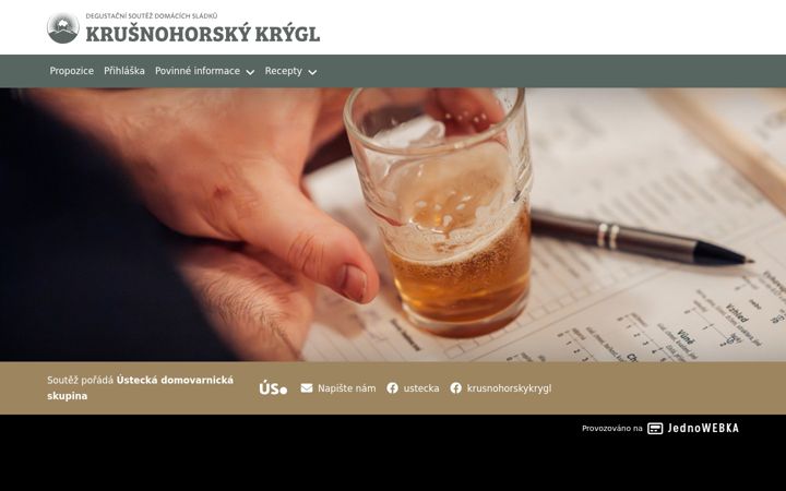 Screenshot of krusnohorskykrygl.cz