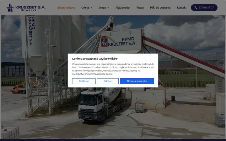 Screenshot of kruszbet.com.pl